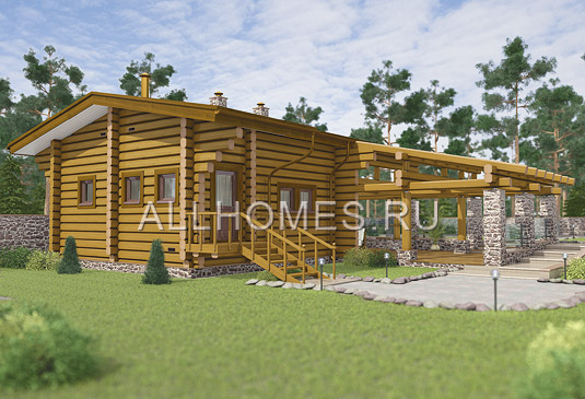 Проект бани P-10D