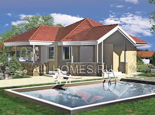 Проект бани P-2D