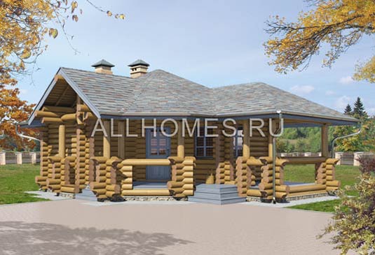 Проект бани P-3D