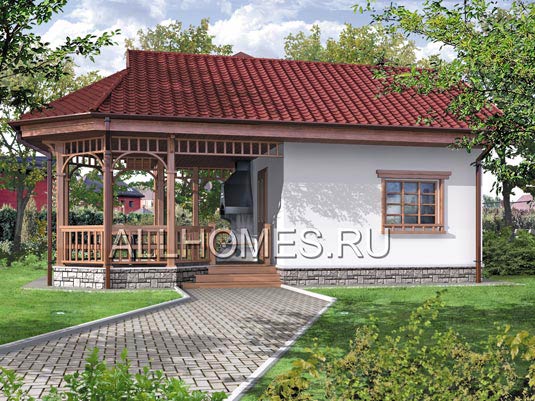 Проект бани P-5D