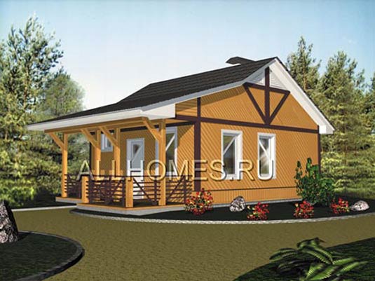 Проект бани P-7D